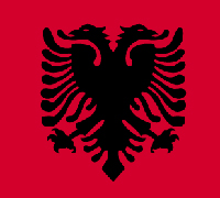 Flagge Albanien