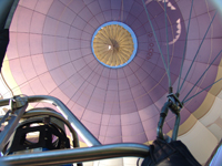 Heissluftballon, nah