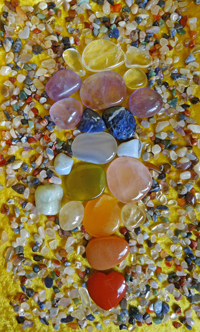 Edelsteine, Chakrenfarben