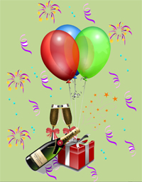 Champus, Luftballons