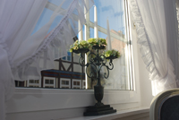 Fenster, Kerzenleuchter