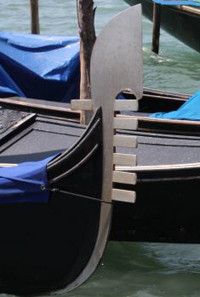 Gondeln, nah