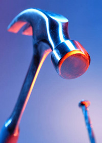 Hammer, Nagel