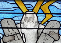 Moses mit 10 Geboten