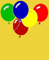 5 bunte Luftballons