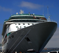 Passagierschiff, nah