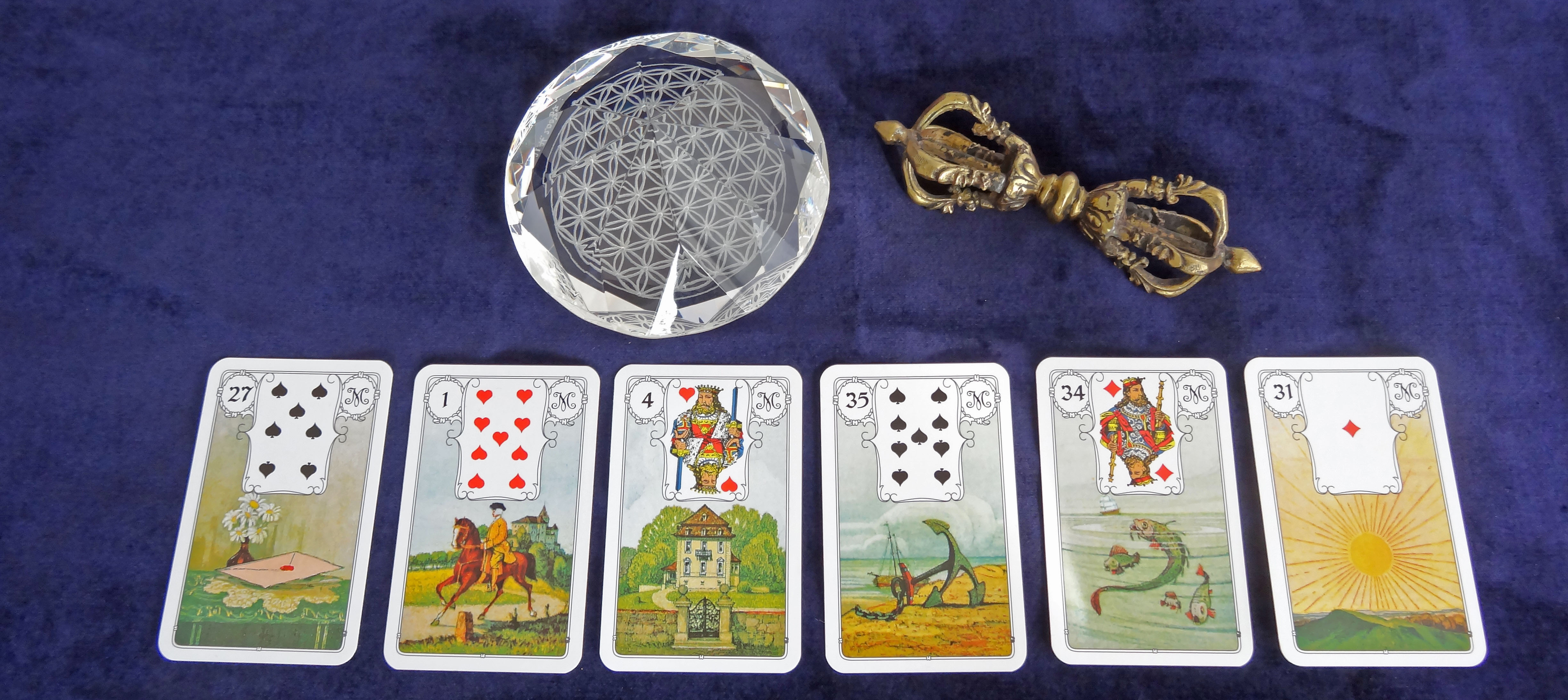 6 Lenormand-Karten