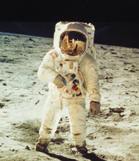 Astronaut auf dem Mond