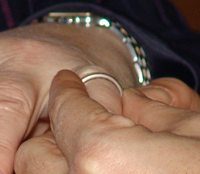 Hochzeit, Ringe tauschen