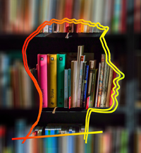 Wissen, Kopf, Bücher