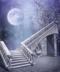 Treppe, Vollmond